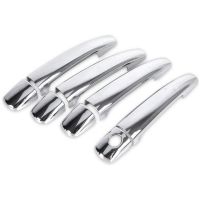 For Peugeot 208 2012-2018 Luxuriou Chrome Exterior Door Handle Cover Car Essories Stickers Trim