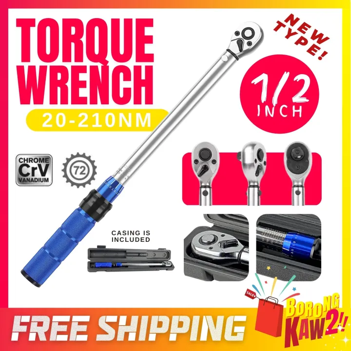 PRODIY NEW BLUE 1/2 Inch Driver Click Adjustable Micrometer Torque