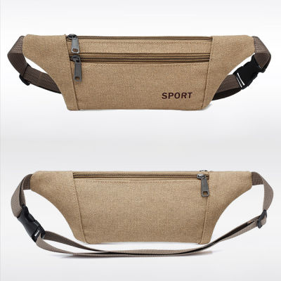 Waist Pack Phone Sports Waterproof Men Fitness Outdoor Holder Case Running Canvas Pockets