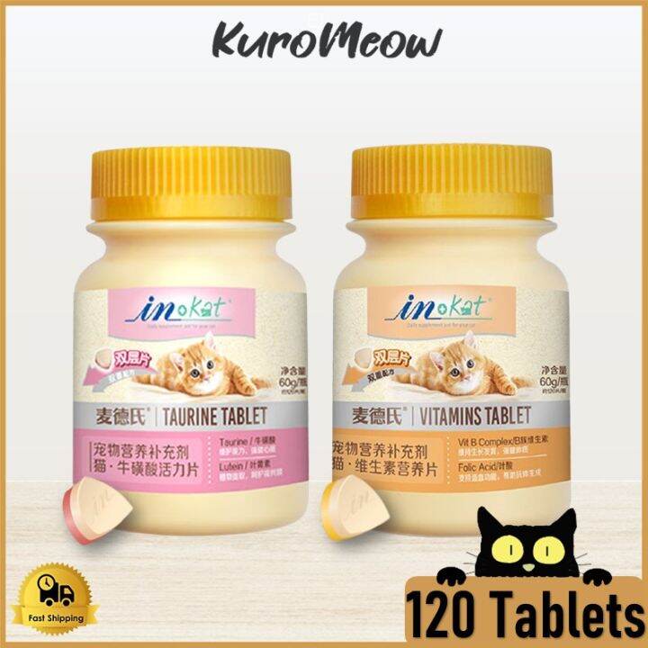 Med’s Inkat Taurine / Vitamins Tablet Cat 60G / 120 Tablets Inkat