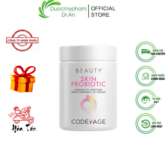 Hàng nhập khẩu - viên uống code age beauty skin probiotic lợi khuẩn - ảnh sản phẩm 1