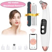 ZZOOI Visual Blackhead Remover Pore Vacuum With Camera Acne Remover Face Pore Cleaner Black Dots Pimple Comedone Suction Extractor