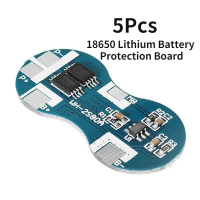 【Agoal】5Pcs 7.4V 18650แบตเตอรี่ลิเธียมแผ่นป้องกัน Double String ชิป8.4V Overcurrent Overshoot 4A