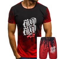 2023 NewBlood In Blood Out ESCUDO โลโก้เสื้อยืด Streetwear Carnal Tattoo เสื้อ BIBO Mafia Hot 2018ฤดูร้อนผู้ชายเสื้อยืดแฟชั่น