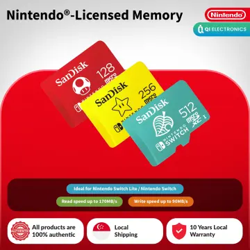 Nintendo Licensed microSDX Memory Cards for Nintendo Switch