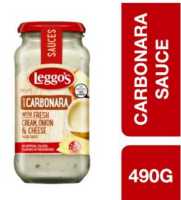 Leggos Carbonara with Fresh Cream, Onion &amp; Cheese 490g เลกโก้ คาโบนาร่าครีมสดหัวหอมและชีส 490 กรัม