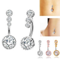 1Pc ผู้หญิง Cubic Zirconia Belly จิวใส่หู Body เครื่องประดับสะดืออุปกรณ์เสริม