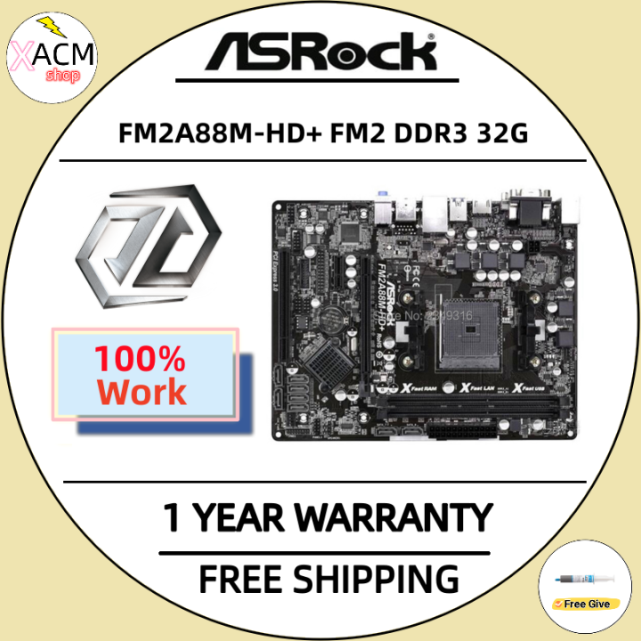 Used ASRock FM2A88M-HD+ Original Used Desktop Motherboard A88X Socket ...