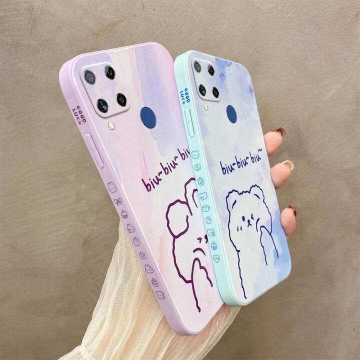 เคส-c15-oppo-realme-tpu-ซิลิโคนเคสโทรศัพท์ฝาหลัง-realme-c15-c15ทาสีปลอกอ่อน