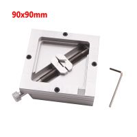 hk۞  90x90mm BGA PCB Chips Solder Rework Repair Jig Reballing Stencils Template Holder Fixture