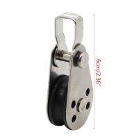 5pcs Stainless Steel Pulley Block Hanging Wire Towing Wheel Swivel Lifting Rope K3KA