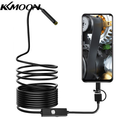 KKmoon Endoscope 0.3MP Endoscope 3 In 1 Endoscope พร้อมไฟ LED ปรับได้
