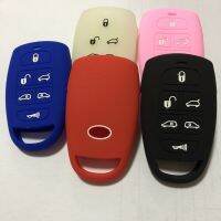 wenminr Silica Gel Rubber Smart fob Remote Pouch Holder Case For Kia Sedona Mini Van For Hyundai 6 Button Key Shell