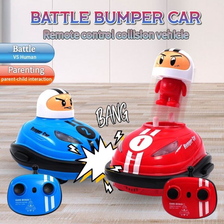 rc-toy-2-4g-super-battle-bumper-car-pop-up-doll-crash-bounce-ejection-light-childrens-remote-control-toys-gift-for-parenting