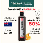 Syrup SHOTT Vị Cam Cháy Flamed Orange Chai 1 Lít - Nguyên Liệu Pha Chế Đồ