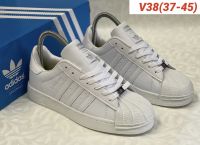 【มีของพร้อมส่ง】รองเท้าAddas Superstar รองเท้าใส่เที่ยว รองเท้าสีขาว รองเท้าลำลอง ทรงสวย เบา ใส่สบาย *มี 5 สี* SIZE.37-45 V38B012