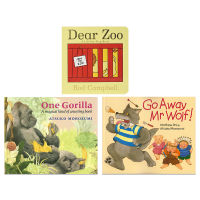 Genuine imported dear zoo go away Mr Wolf one gorilla dear zoo go away big gray wolf gorilla liaocaixing book list original English picture books famous English reading books