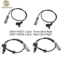 New Set(4) Front+Rear ABS Wheel Speed Sensor For BMW E36 323i 323is 328i 325i 325is 34521163028 34521163027 ABS