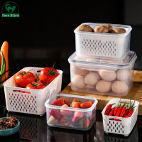 FS กล่องเก็บของในตู้เย็นสไตล์ญี่ปุ่น กล่องถนอมอาหาร กล่องเก็บผักผลไม้กล่องเก็บของในตู้เย็นมีฝาปิด กล่องเก็บของในตู้เย็น