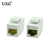 UTP CAT6 Straight Through Network Module RJ45 Connector Information Socket Computer Coupler Cable Adapter Ethernet Keystone Jack