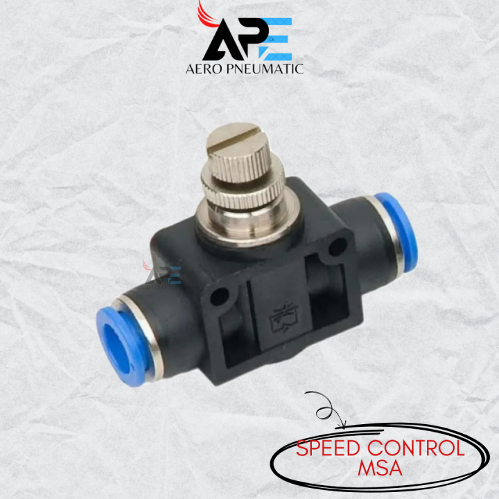 Msa Fitting Push In Pneumatic Speed Control Msa Msa Msa Msa Msa Lazada