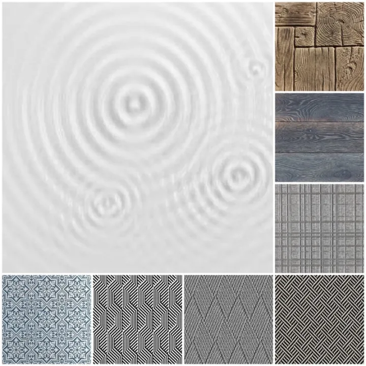 【SCS UHPC Concrete Paver】 Interlocking Paver 6 (450 x 450 x 20mm) for