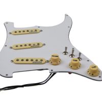 HR-Wilkinson SSS Ainico 5 Single coil Pickups 7-Way type fully loaded Prewired Pickguard Set For ST Guitar Pickups