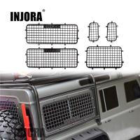 INJORA ตาข่ายป้องกันหน้าต่างโลหะ T4 TRX4สำหรับตีนตะขาบ RC รถ Traxxas Trx-4 Trx 4