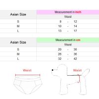 JAVIER Reusable Dog Diaper Adjustable Physiological Pants Dog Panties Briefs Menstruation Female Dog Trousers Puppy Washable Dog ShortsMulticolor