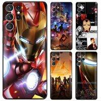 {OLI STUDIO} MarvelIronFor SamsungS22S21 S10 S20Plus5G Lite S10E Plus เคส5GCase สีดำ