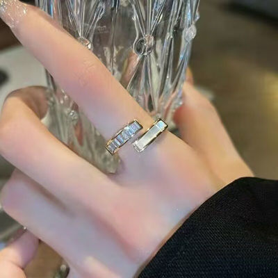 🔥🔥🔥แหวนเซอร์คอนปรับได้รูปตัวยูสำหรับผู้หญิง,แหวนฮิปฮอปเครื่องประดับแฟชั่นแบบเกาหลีของเด็กผู้หญิงสำหรับเป็นของขวัญดีไซน์ใหม่