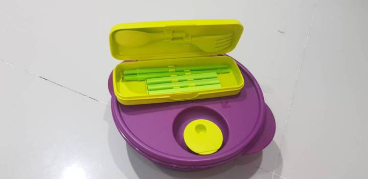 tupperware-จานเสริฟ์คริสตัลเวฟกลาง