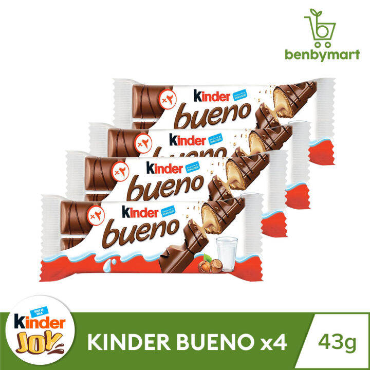 Kinder Bueno T2 43g Chocolate - Set of 4s | Lazada PH