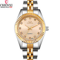 Brand CHENXI Rhinestone Woman Watch Luxury Top Brand Thin Steel Strap Quartz Wristwatch Elegant Lady Casual Clock Waterproof