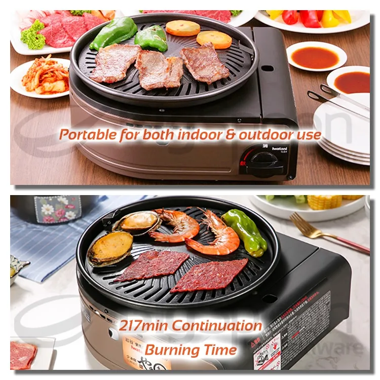 IWATANI Smokeless Yakiniku BBQ Grill Yakimaru Portable - Made in