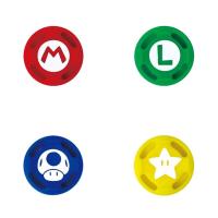 Nintendo Switch Super Mario Analog Caps (Set of 4) บริการเก็บเงินปลายทาง