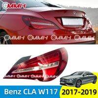 Mercedes Benz CLA W117 LED 16 17 18 19 CLA200 CLA260 CLA280 เสื้อ​ไฟท้าย ไฟท้าย​แต่ง ไฟท้ายไฟเบรค​ ไฟเลี้ยว Taillamp Taillight ไฟท้าย​ พร้อมทับทิม ไฟท้ายกันชนหลังสําหรับ​ ทับทิมในฝาท้ายไฟท้าย ไฟเบรก ไฟสัญญาณเตือน