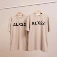 COD European and American style ALYX basic letter printing short-sleeved T-shirt casual T-shirt mens and womens summer versatile simple