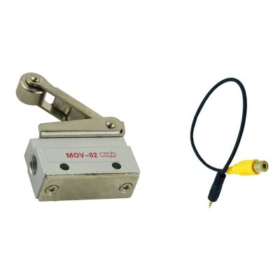 MOV 02 8.5Mm 2 Position 3 Way Roller Lever Mechanical Valve With RCA To 2.5Mm AV IN Cable Car Rear View Camera TO GPS