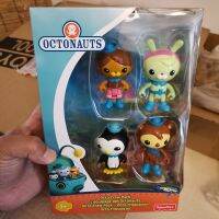 Original Octonauts Action Figures 4PCS Octo-Crew Pack Dollhouse Pretend ของเล่นเด็กของเล่น Gift