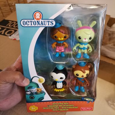 Original Octonauts Action Figures 4PCS Octo-Crew Pack Dollhouse Pretend ของเล่นเด็กของเล่น Gift
