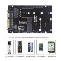 TISHRIC M.2 /B Key NGFF เอ็มซาต้า SSD ไปยัง SATA 3.0 2.5อะแดปเตอร์ M.2ตัวแปลง SSD ไรเซอร์การ์ดสำหรับพีซีแล็ปท็อปเพิ่มลงในการ์ดได้ถึง6Gps