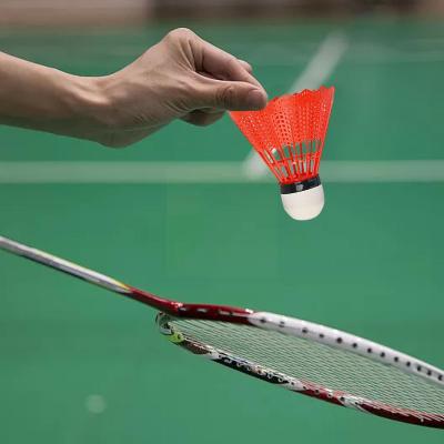 6/12pcs Colorful Badminton Balls Portable Indoor Outdoor Flying Stability Shuttlecocks Balls Sport Durable Training Nylon G A1h5