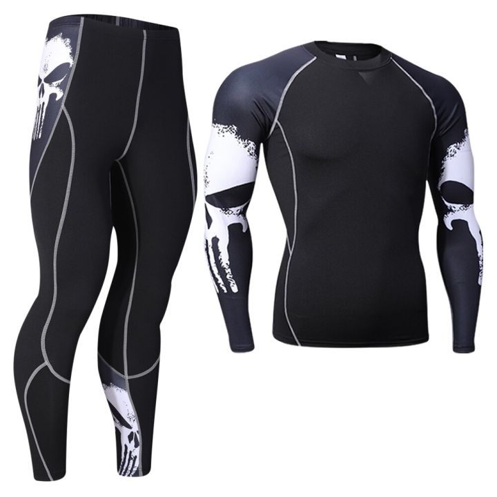 hotคุณภาพสูงผู้ชายการบีบอัดชุดชั้นในชุดออกกำลังกาย-quick-drying-leggings-ชุดว่ายน้ำใหม่ความร้อนสกีชุดกีฬาชุดชั้นใน