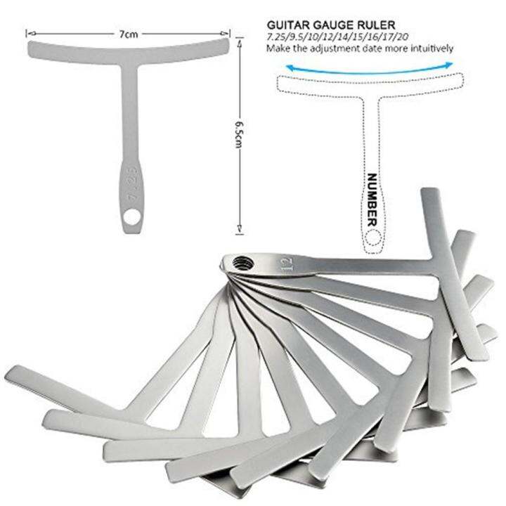 สายเบสสแตนเลส-understring-radius-t-shape-อุปกรณ์ซ่อม-luthier-measure-guitar-gauge