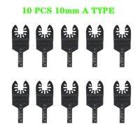 10 Pieces 10mm Oscillating Saw Wed Multi Tool Slicers Renovator Power Tools for Slicing Metal Steel Accessories