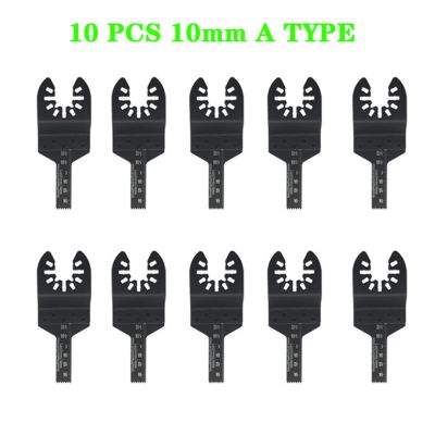 10 Pieces 10mm Oscillating Saw Wed Multi Tool Slicers Renovator Power Tools for Slicing Metal Steel Accessories