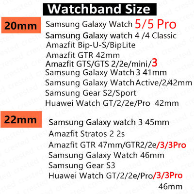 Hot20mm 22มิลลิเมตรสายรัดซิลิโคนสำหรับ Samsung Galaxy นาฬิกา45 Pro 3ใช้งาน2 Amazfit สร้อยข้อมือห่วงแม่เหล็กหัวเว่ยนาฬิกา GT 2e 3วง