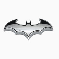 KechcMall 3D Bat Design Metal Decals Unique Car Funny Stickers Car Body Styling Sticker Models:bat