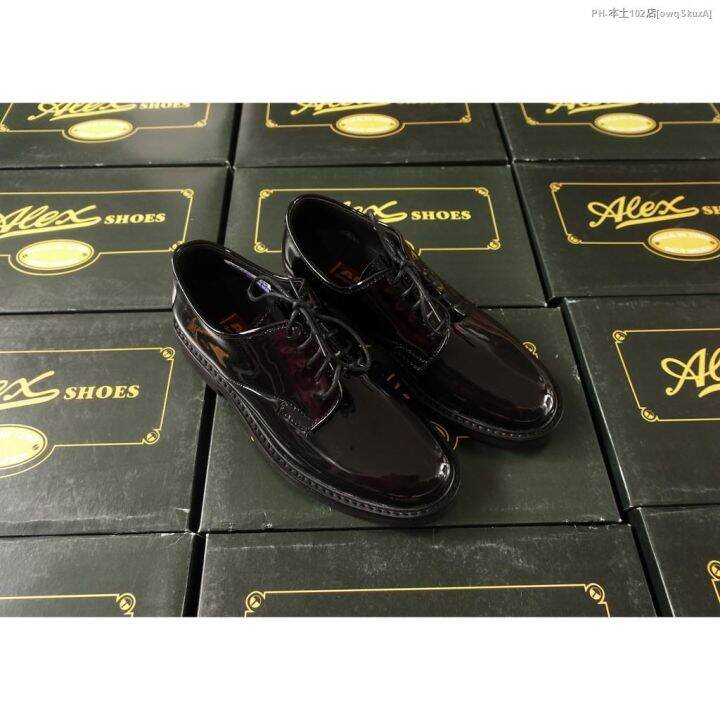 ☃ ALEX SHOES PNP819/PNP818 LITES BLACK CHAROL/WET LOOK MEN'S SHOES